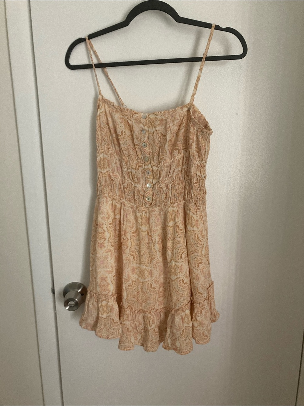 Z Supply Peach Paisley Mini Sundress